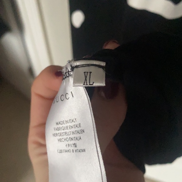 Gucci Skull Logo XL 100% Cotton Black Graphic T-Shirt - Picture 9 of 11